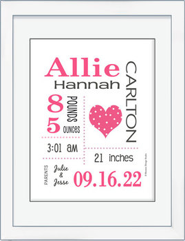 Girls Personalized Wall Art  Girls Custom Wall Art- For That Occasion